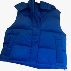 Blue Puffer Vest
